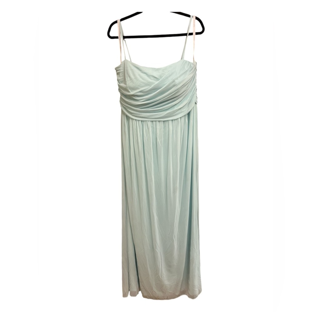 David’s Bridal Women’s Bridesmaid Dress Size 18 Mint Green F19428 - Picture 3 of 13